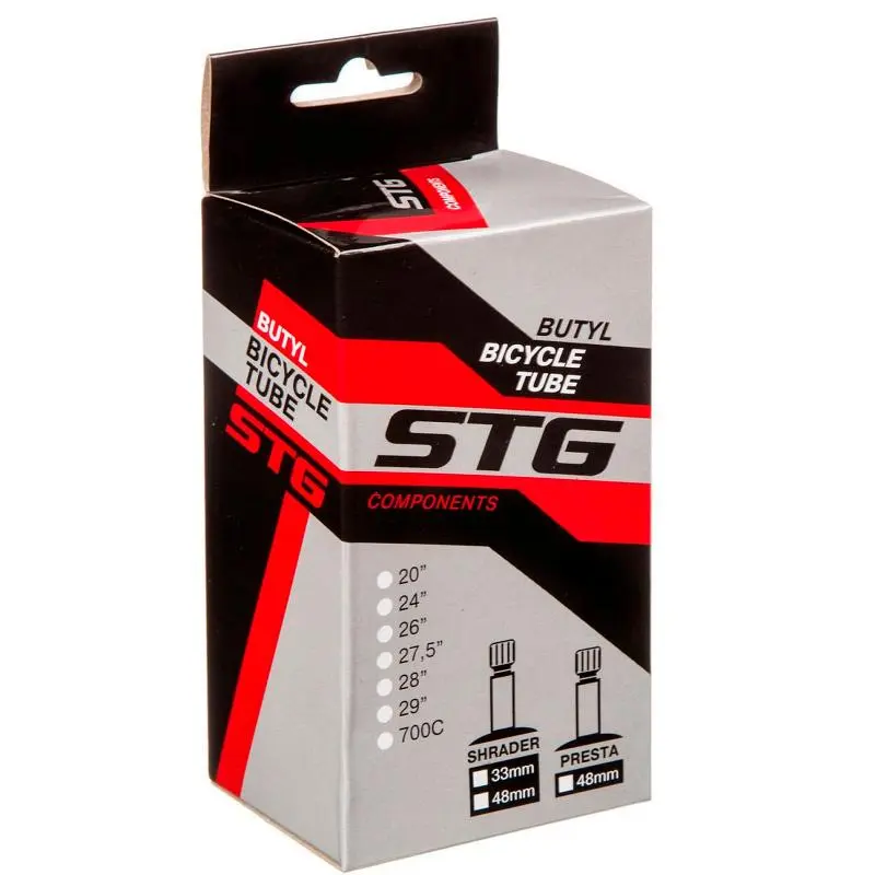 Велокамера STG 29*2,25/2,4 автониппель 48мм от магазина Супер Спорт