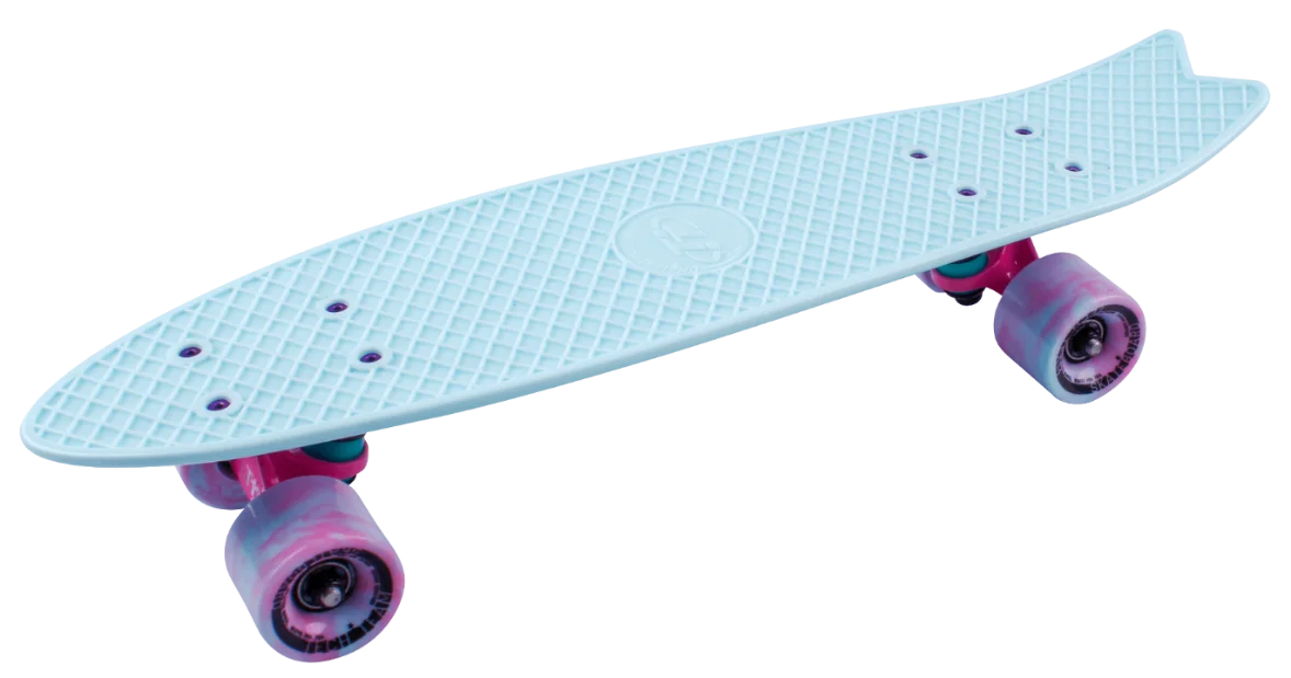 Скейтборд Tech Team пластик Fishboard 23 sky blue от магазина Супер Спорт