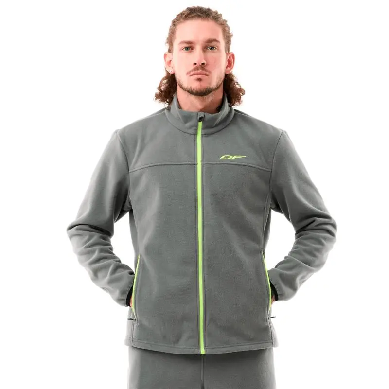Кофта флисовая Dragonfly Man Grey-Lemon от магазина Супер Спорт